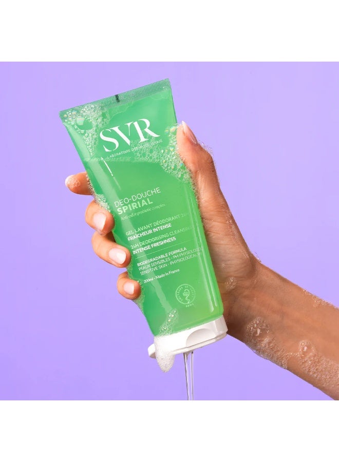 SVR Spirial Deo-Douche 24h Deodorizing Cleansing Gel 55ml - Image 2