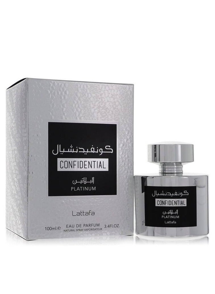 Lattafa Confidential Platinum Eau de Parfum 100ml - Image 2