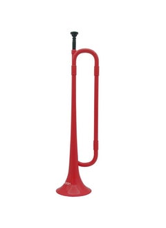 B Flat Bugle Cavalry Trumpet Environmentally Friendly Plastic with Mouthpiece for Band School Student