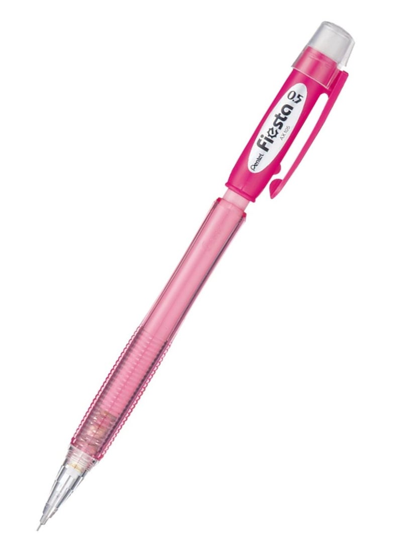 Pentel 4-Piece Fiesta Mechanical Pencil 0.5mm Tip Pink Body - Image 2