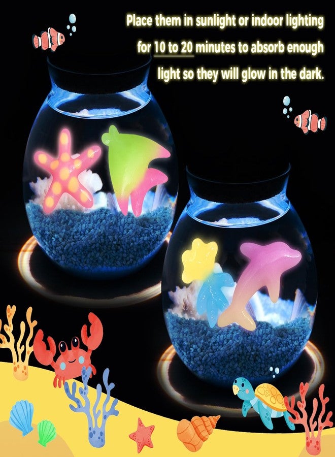 MINISENTIALS Magic Water Elf Toy Kit - Glow in The Dark Aqua Gel 6 Colors with 6 Molds - Magic Squishy Maker Water Fairies Birthday Party Favors DIY STEM Toy for 3-8 Years Old Kids - Image 3