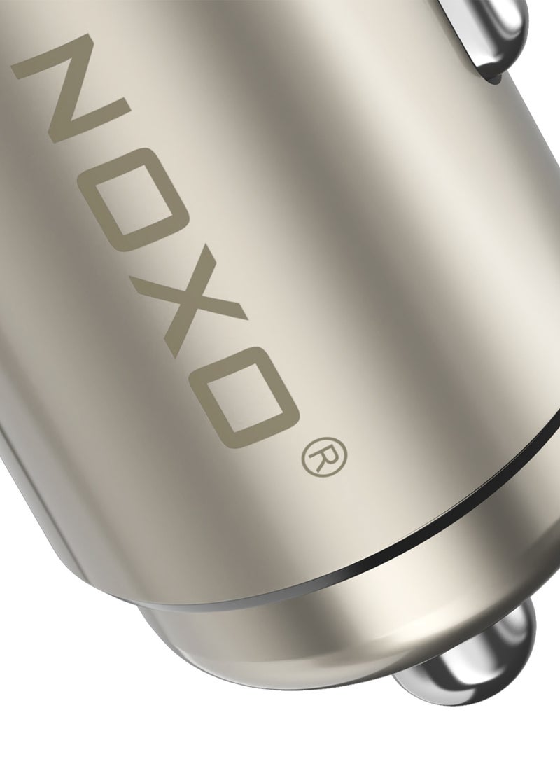 NOXO Super Fast Car Charger CCN-P-5 55W PD30W+QC4.0  - Gold - Image 5