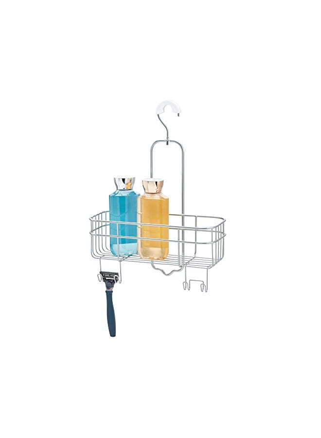 IAF Shelf And Razor Shower Hose With Snap Hook, Silver Color, İnterdesıgn, 11 x 4.5 x 14.86, Euro, 59216 - Image 3