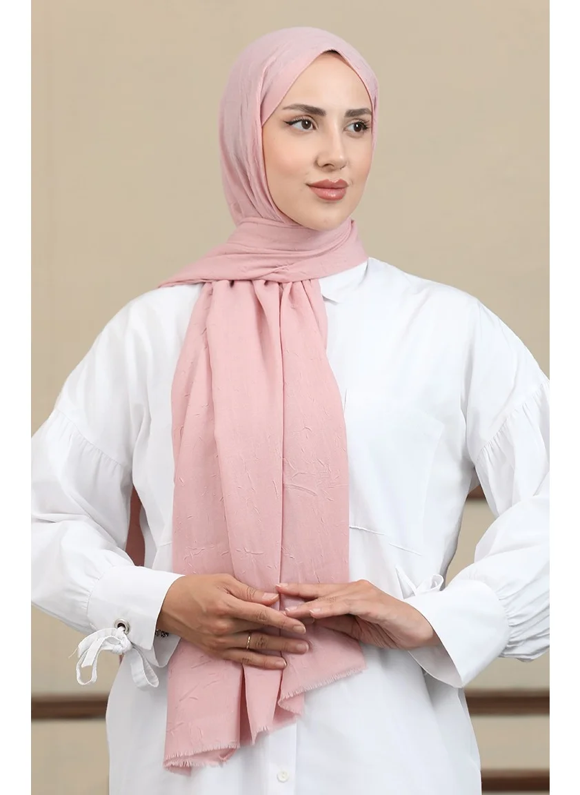 Sefa Merve Bamboo Krash Shawl 90173-15 Powder