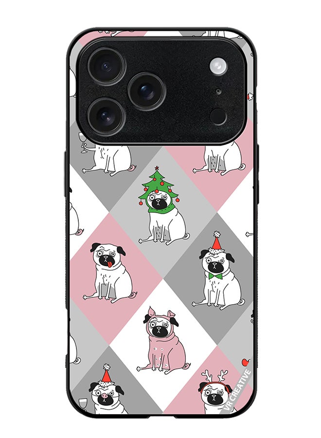 VR CREATIVE Protective Case Cover For Apple iPhone 17 Pro Max Dogs Design Multicolour