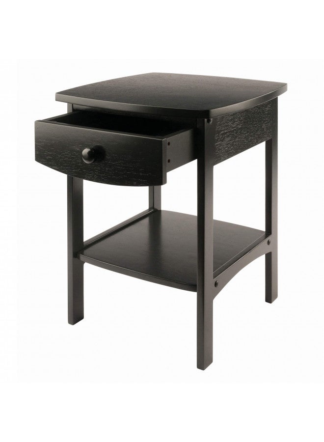 Winsome Wood Claire Accent Table, Black - Image 2