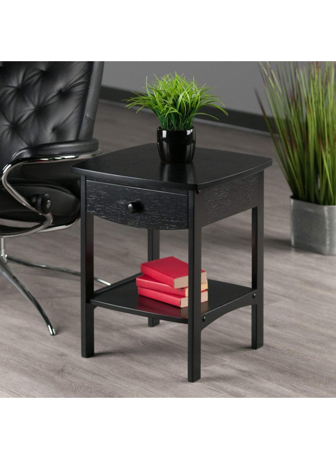 Winsome Wood Claire Accent Table, Black - Image 5