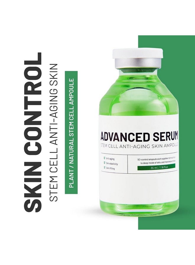 برون أمبولة سيروم التحكم بالخلايا الجذعية من براون إس سي - معزز سيروم كوري بتقنية الإبر الدقيقة للوجه والجسم للاستخدام مع أو بدون قلم ديرما بن، سيروم العناية بالبشرة بتقنية الإبر الدقيقة، 1.18 أونصة سائلة - Image 2