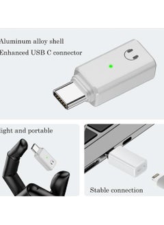 Dominy Compatible for USB C to Lightning Audio Adapter,USB C to Lightning Headphone Converter with Indicator Light,Lightning to USB C Adapter for iPhone 15 Series,MacBook and More USB-C Devices-B  - Image 4