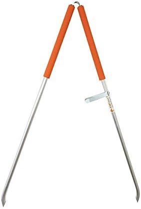 Orange Adjustable Litter Pick Up Tongs for Adults