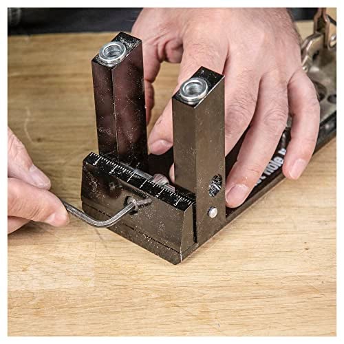 Trend Pocket Hole Jig Kit with Dual Column Jig, Face Clamp, HSS Drill Bit & Depth Setting Collar, 2 Square Bit Drives & 100 Pocket Hole Screws, PH/JIG - Image 4