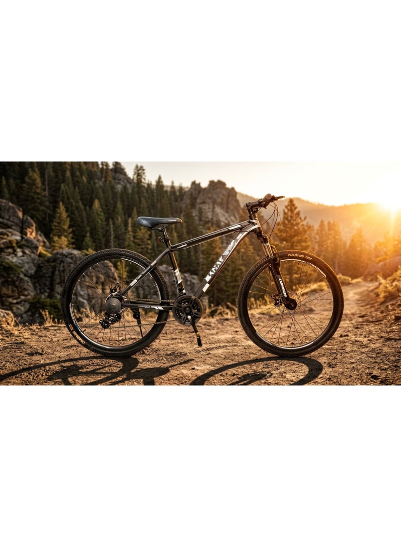 Star Kids 26-inch professional mountain bike – Lightweight and durable 6061 aluminum frame – 21-speed Shimano drivetrain – Front suspension – Powerful disc brakes – Suitable for rough and sandy terrain - Image 2