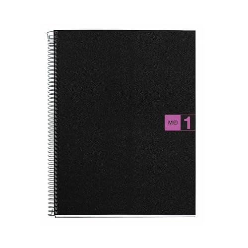 Miquelrius Single Subject Spiral Notebook, Graph/Quad Pages, Purple, 80 Sheets (8.5" x 11") (49427) - Image 4