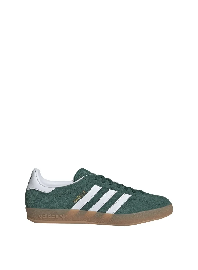 اديداس Adidas GAZELLE INDOOR Green CASUAL Trainers FOR MEN 13.5