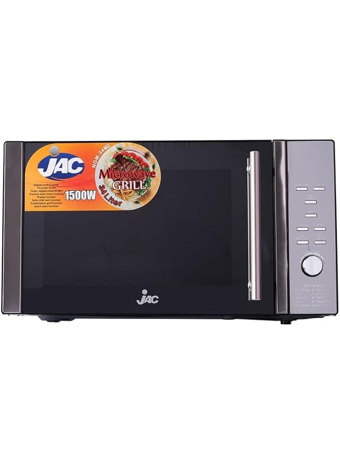 JAC 34L Digital Microwave with Grill, NGM-34M2, Black - Image 2