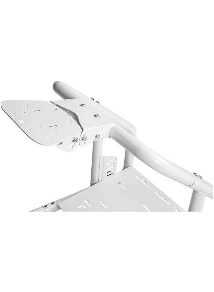 Thermaltake GR300 Racing Simulator Cockpit, Adjustable PVC Racing Seat, Reinforced Steel & Aluminum Frame, Up to 100 kg Load Capacity, Tiltable Steering Wheel & Pedal Mounts (Wheel + Pedal Tilt: +25° to -35°, 0°/15°/27°), Compatible with Logitech/Thrustmaster/Fanatec, Cable Management, White | GSC-R30-CPASWH-01 - Image 5