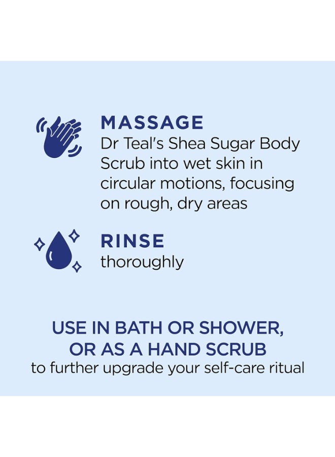 Dr Teal's Dr Teal's Shea Sugar Scrub Trial Pack, Rose, Shea Butter, Citrus 19 oz (Pack of 3)  - Image 5