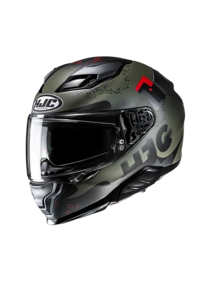 HJC F71 FACO BK/GRN Helmet - Image 1