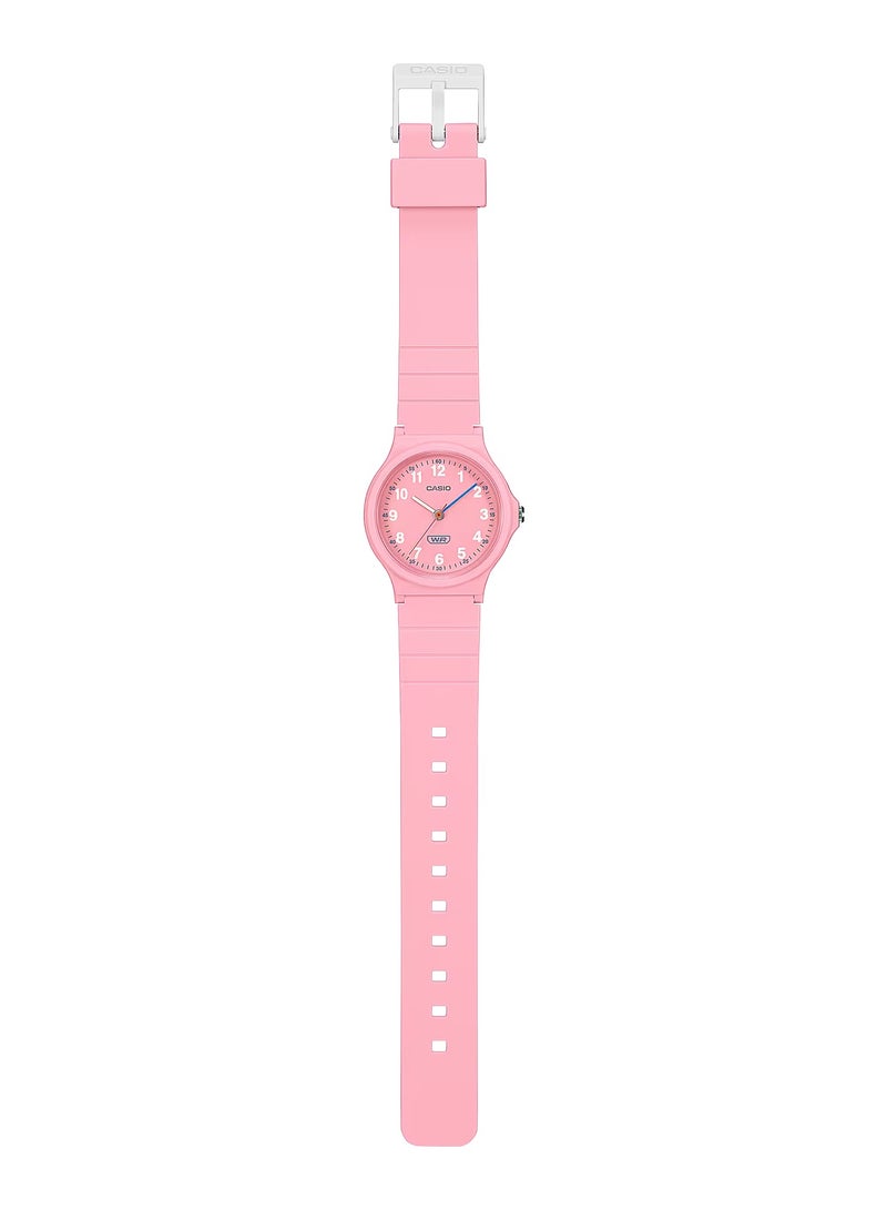 CASIO Analog Quartz Pink Resin Band Watch LQ-24B-4B - Image 2
