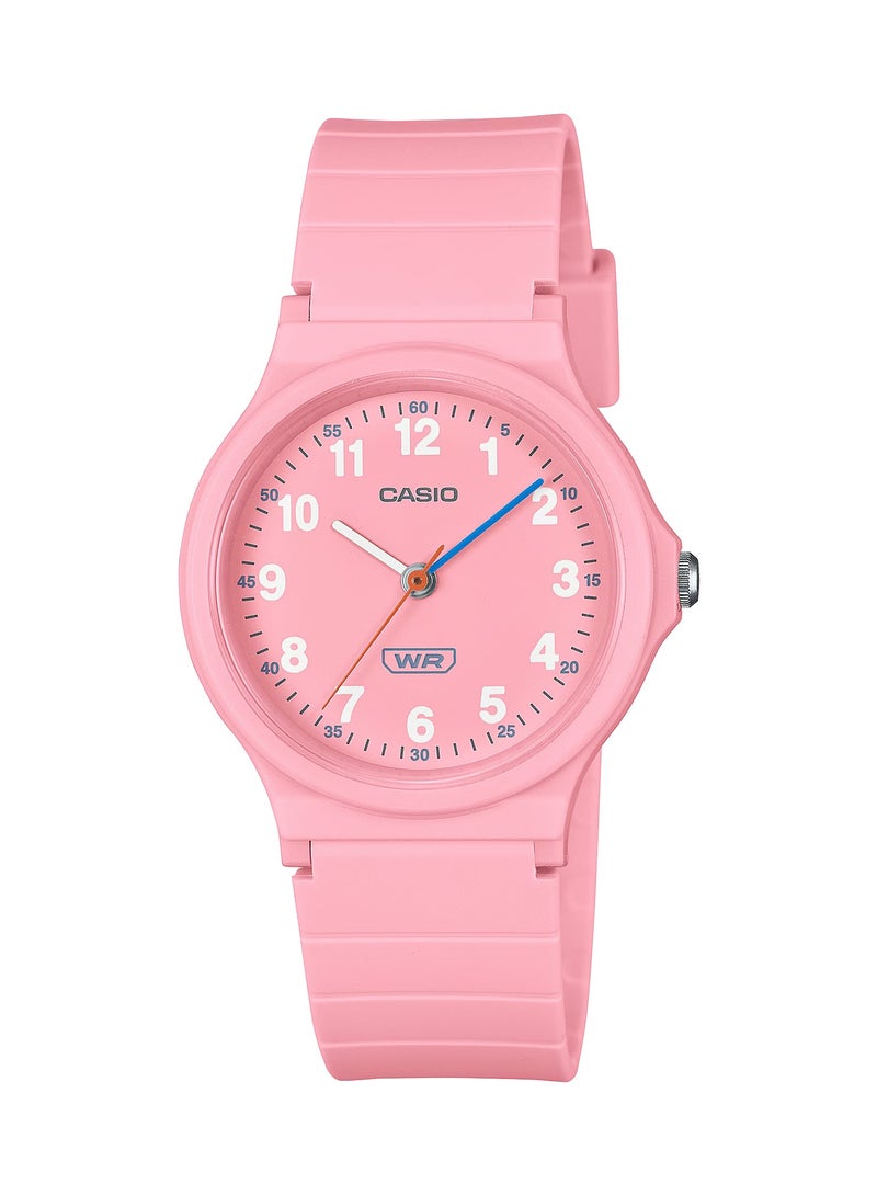 CASIO Analog Quartz Pink Resin Band Watch LQ-24B-4B - Image 1
