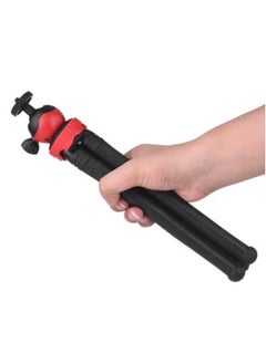JAJEEK Camera Stand for Smartphones & Cameras | Multi-Angle Shooting Tripod with 360° Rotation | Flexible Mini Octopus Spider Tripod Stand | Portable & Lightweight Travel Vlogging Holder | Anti-Slip Rubber Feet | Black/Red | Universal Mount Compatible  - Image 2