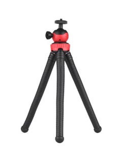 JAJEEK Camera Stand for Smartphones & Cameras | Multi-Angle Shooting Tripod with 360° Rotation | Flexible Mini Octopus Spider Tripod Stand | Portable & Lightweight Travel Vlogging Holder | Anti-Slip Rubber Feet | Black/Red | Universal Mount Compatible  - Image 4