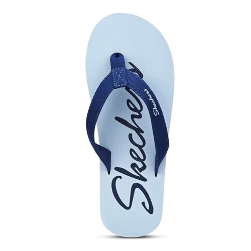 Skechers Women COURTWALD Light Blue Casual Slippers - Image 2