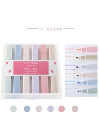 6 Pieces Highlighter Pen Set Creative Student Graffiti Highlighter Multicolor - pzsku/Z5E244335B40DA698B5D1Z/45/_/1710404816/d8e17088-ba3c-48ac-9131-0b9faca3fd00