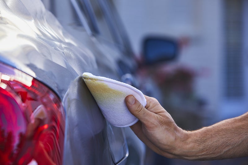 Viking Car Care 986017 Cotton Terry Wax Applicator Pads - 5 Inch Diameter, White, 6 Pack - Image 3