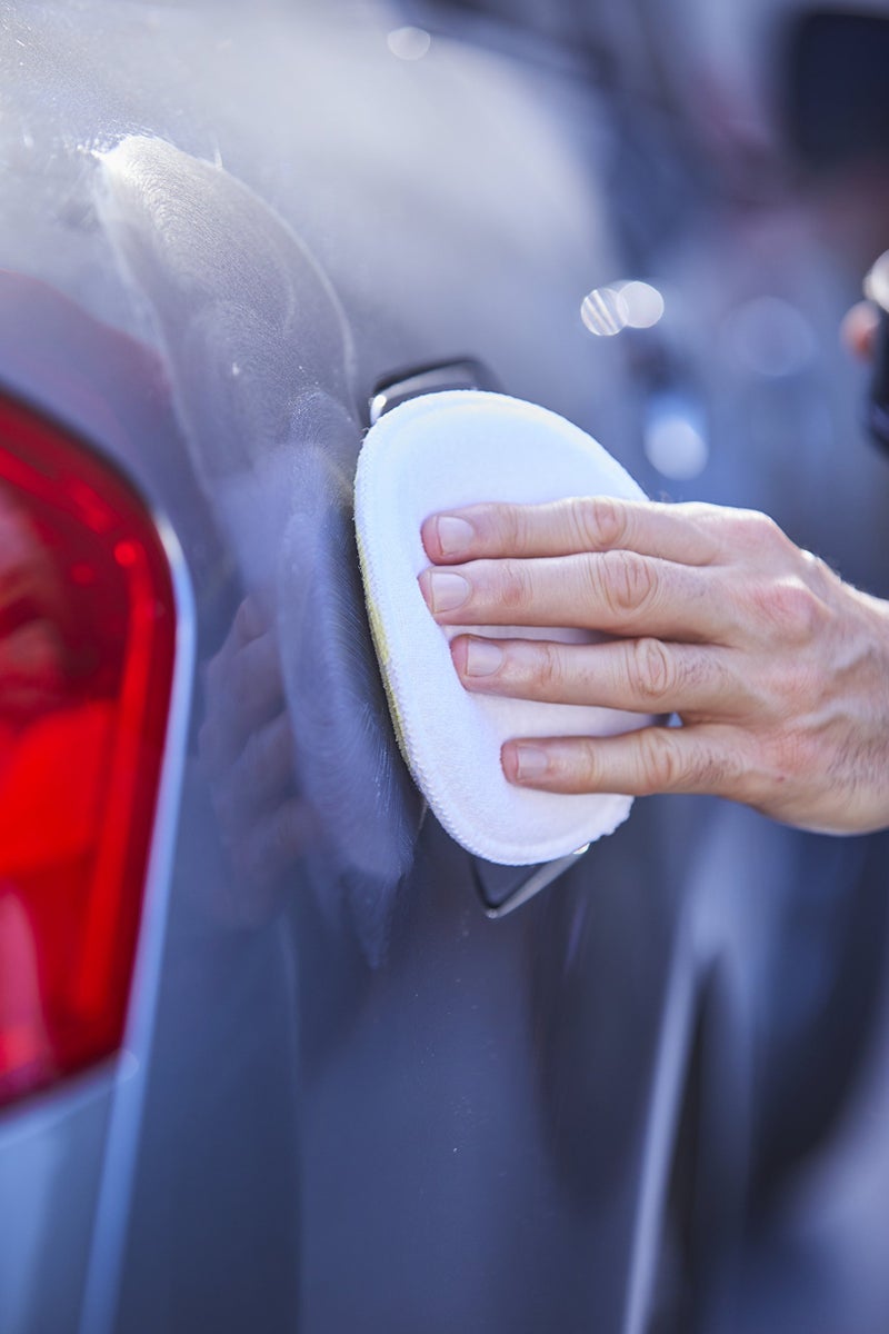 Viking Car Care 986017 Cotton Terry Wax Applicator Pads - 5 Inch Diameter, White, 6 Pack - Image 4