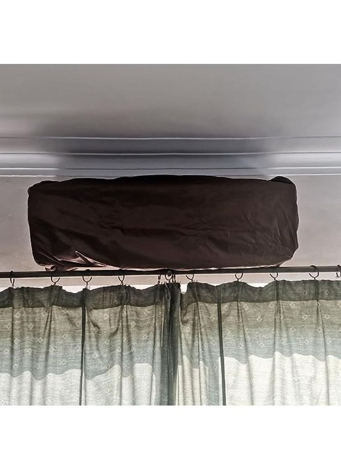 Generic Air Conditioner Cover - 2.25 HP and 3 HP - 110 x 31cm (Brown)  - Image 1