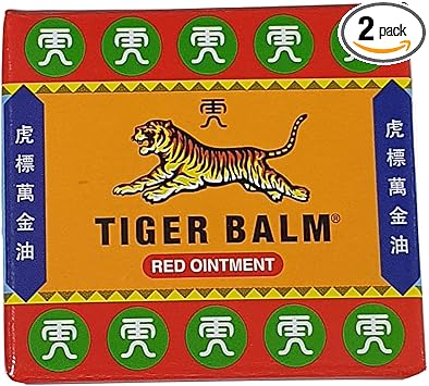 Tiger Balm باقة صفقة مزدوجة من بلسم النمر الأحمر 19 جرام أو 9 مل × 2 - Image 1
