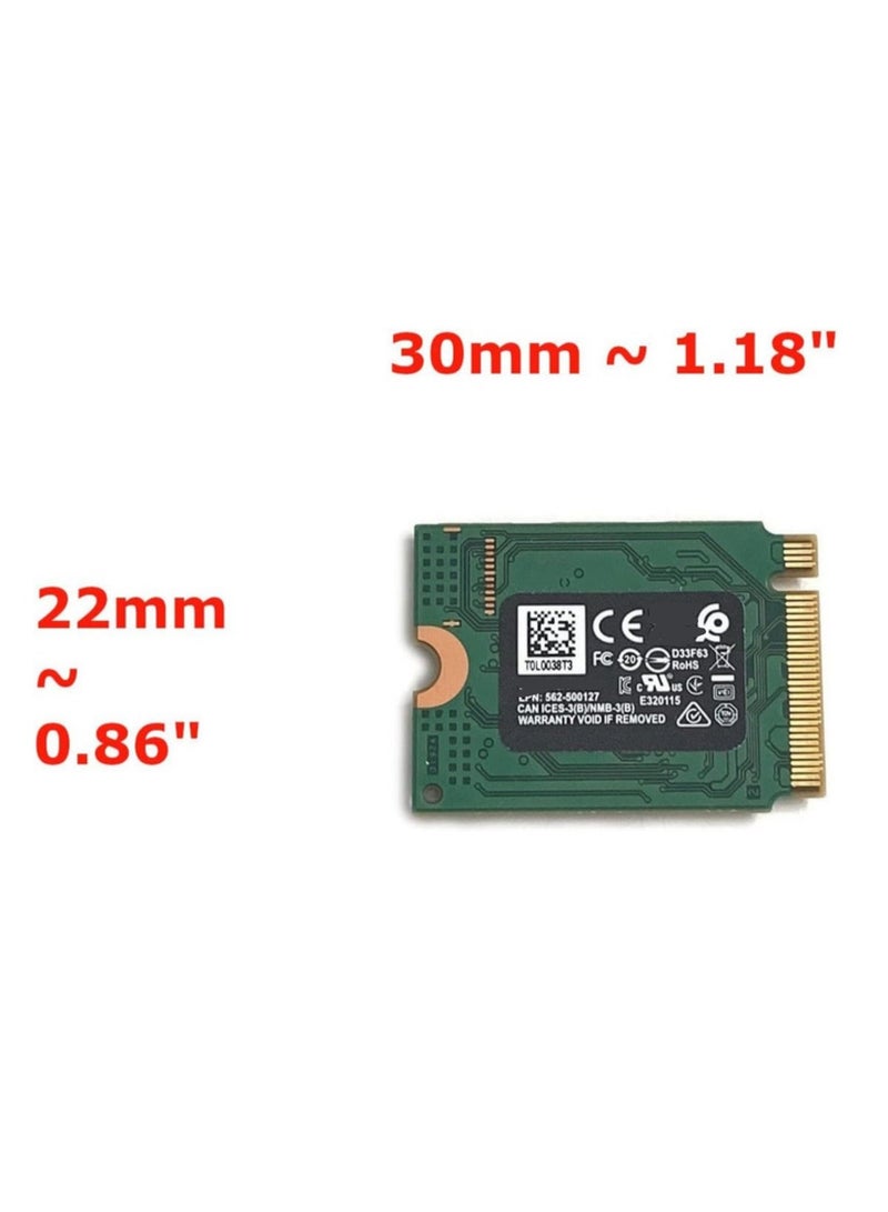 قرص SSD بسعة 1 تيرابايت M.2 2230 – سرعة عالية PCIe 4.0 متوافق مع بلايستيشن 5، اللابتوبات، ستيم ديك، وسيرفيس - Image 2