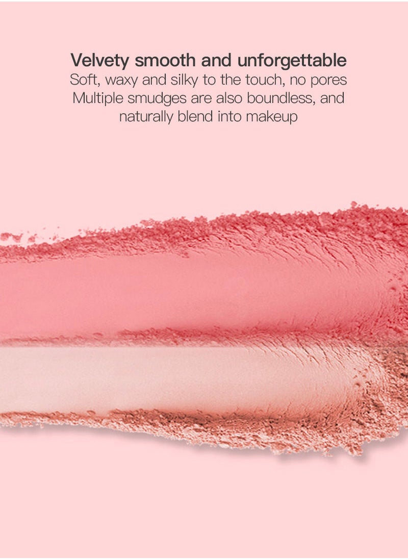 REC - Velvet Gradient Two-color Blush Kojima Apricot 4g - Image 1