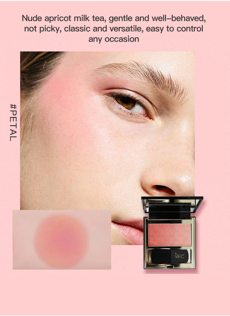 REC - Velvet Gradient Two-color Blush Kojima Apricot 4g - Image 1
