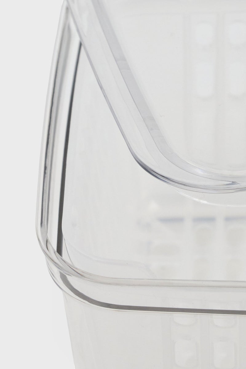 Alta Produce Keeper With Drain Basket And Vented Set, Transparent - Image 4