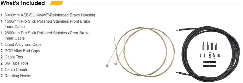 Jagwire PCK402 Cable and Sheath Kit Unisex Adult, Organic Green - Image 3