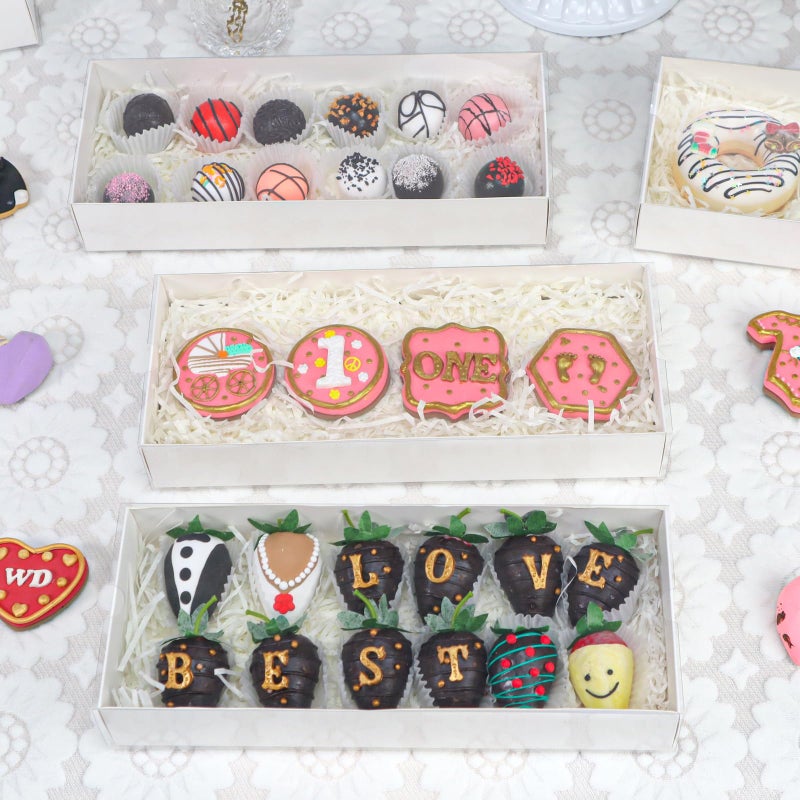 TEMLQPACK 20Pack 12x 4.8 x 2Inches Clear Chocolate Covered Strawberries Boxes for 12 Cookies Boxes Charcuterie Boxes Bakery Boxes Cakesickle Gift Boxes for Christmas Valentine's Mother's Day - Image 4