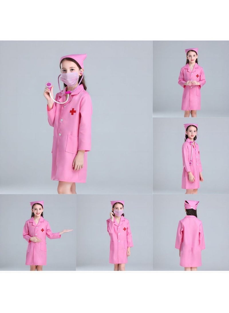 كياوكاي لعبة الطبيب مجموعة لعب الاطفال زي ممرضة باللون الوردي - Image 2