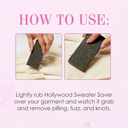 Hollywood Fashion Secrets Sweater Saver Brick - Effective Pill Remover for Clothing - Image 5