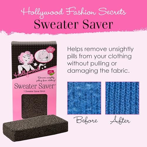 Hollywood Fashion Secrets Sweater Saver Brick - Effective Pill Remover for Clothing - Image 3