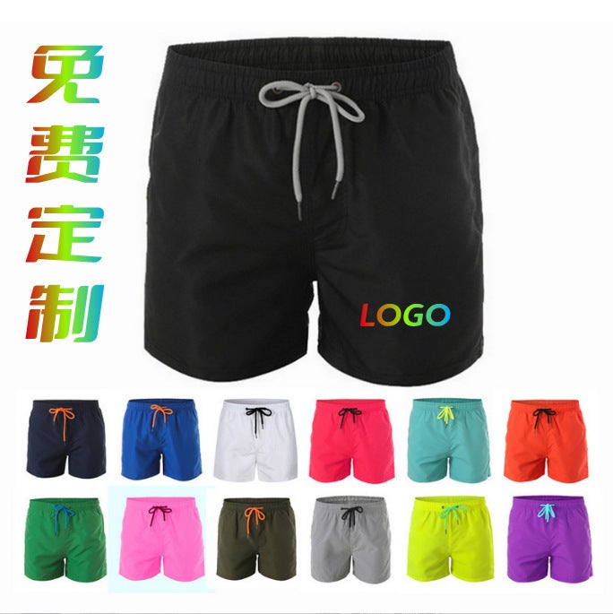 2020 New Men'S Beach Pants Sports Casual Shorts With Inner Mesh Three Pants Big Shorts Fashion Shorts Men And Women - Image 2
