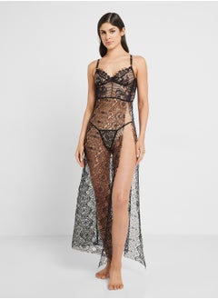 ELLA Lace Longline Slip Dress  - Image 4