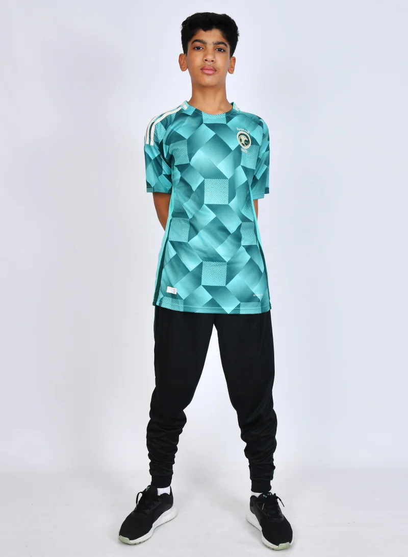 HAWRAA ABAYA Saudi Arabia national team kit with the Saudi Federation logo (T-shirt with pants)