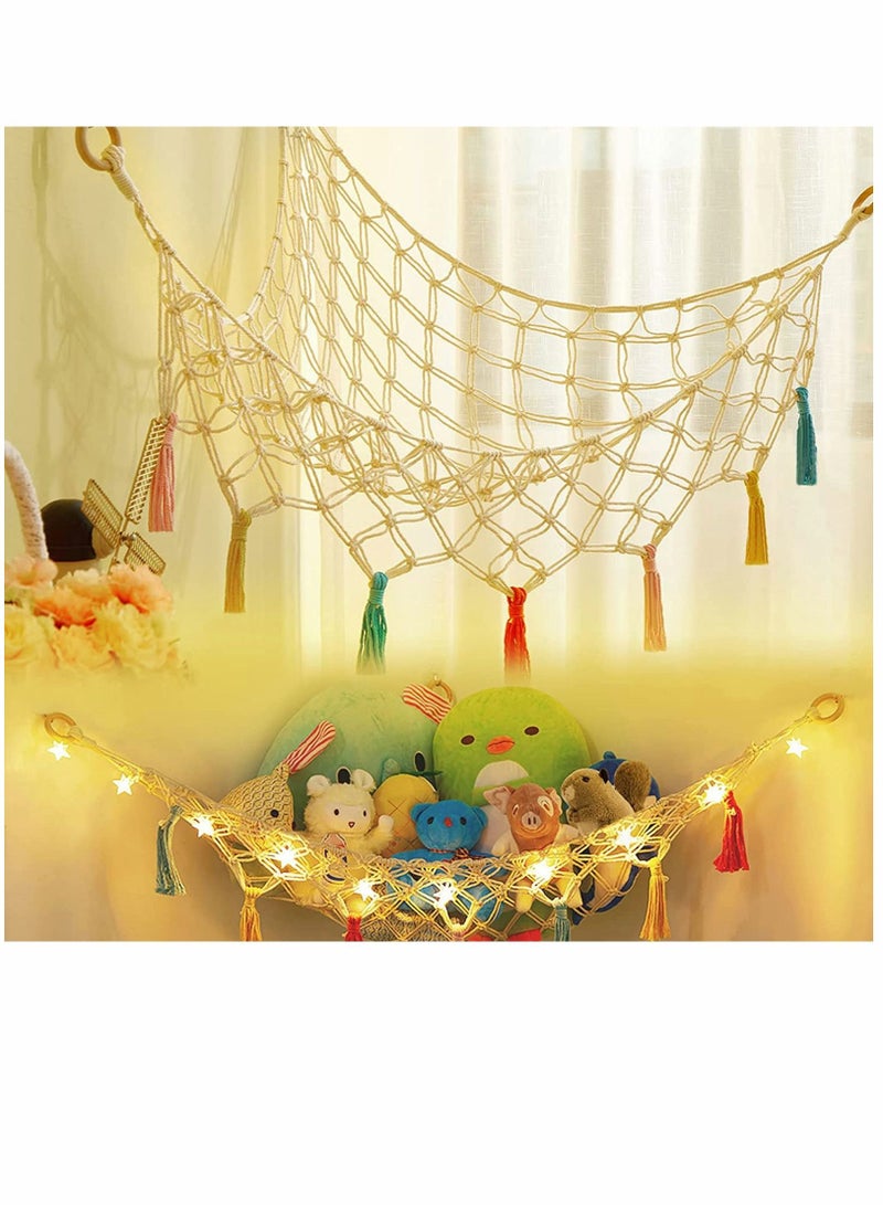 Y&D Stuffed Animal Toy Hammock Premium Plush Hanging Organizer Net - Image 2