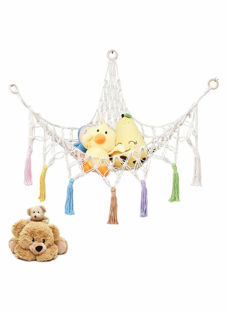 Y&D Stuffed Animal Toy Hammock Premium Plush Hanging Organizer Net - Image 1