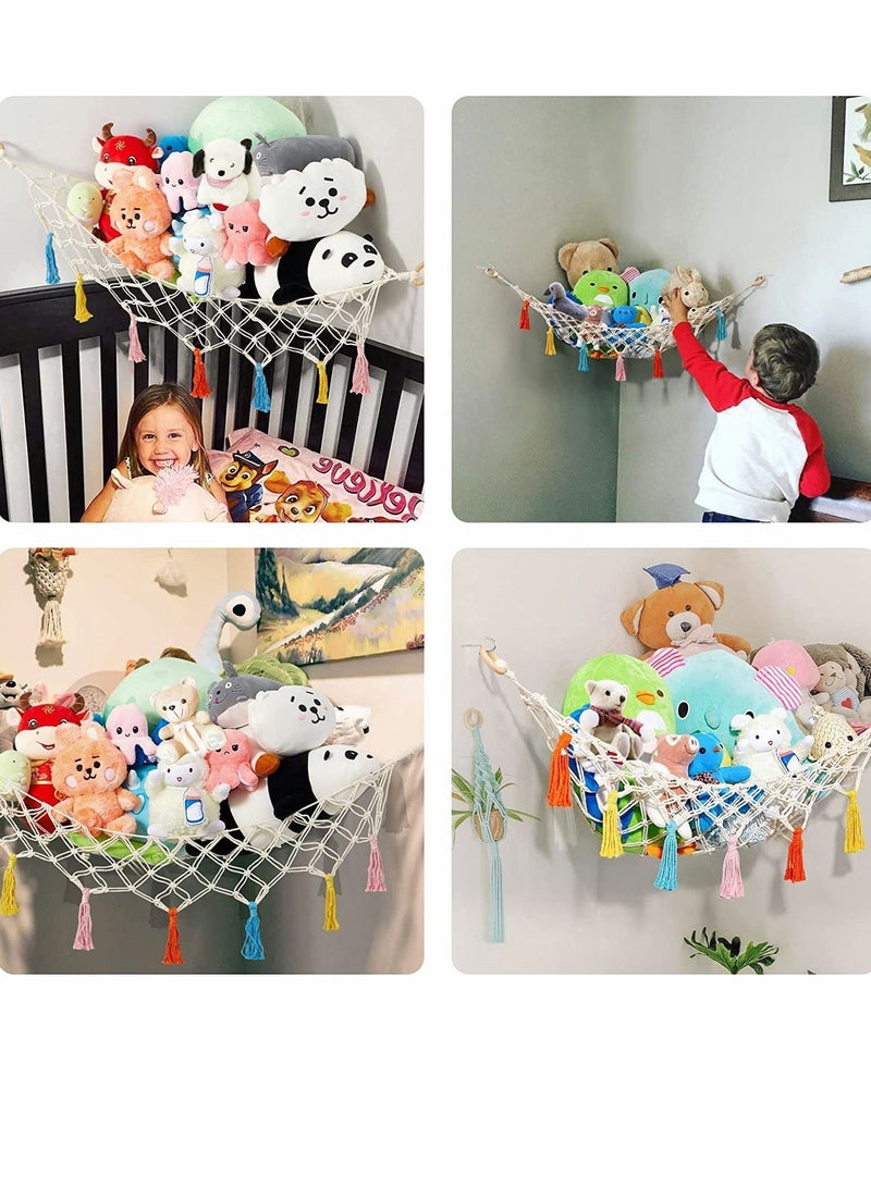 Y&D Stuffed Animal Toy Hammock Premium Plush Hanging Organizer Net - Image 4