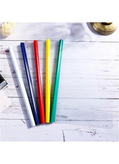 Arabest 10-Pack Clear Report Covers with Random Color Sliding Bar, Holds 85 Sheets, for A4/Letter Size Documents, Ideal for School and Office Presentations.  - Image 2