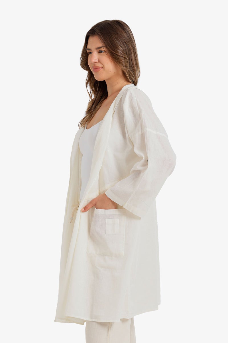 Carina Drawstring Waist Kimono - Image 3