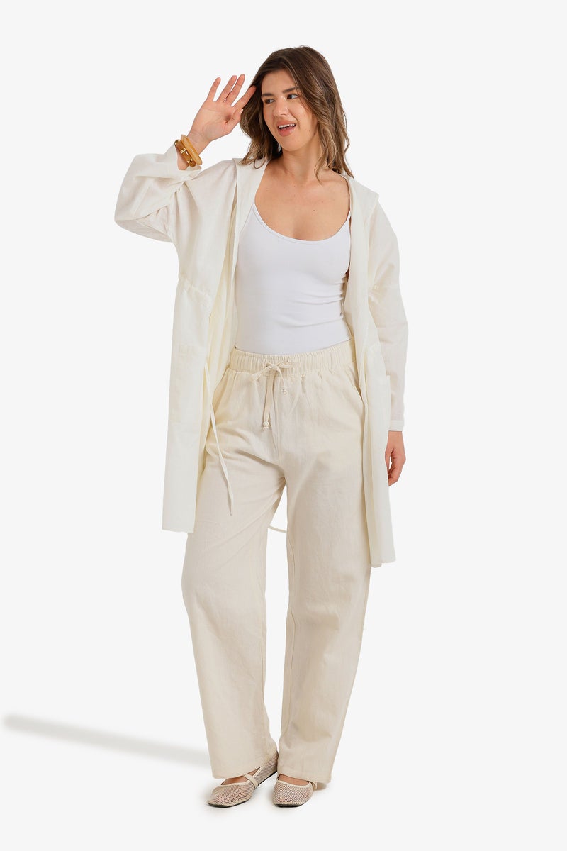 Carina Drawstring Waist Kimono - Image 5